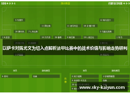 以萨卡对阵尤文为切入点解析法甲比赛中的战术价值与影响走势研判 以萨卡对阵尤文为切入点解析法甲比赛中的战术价值与影响走势研判