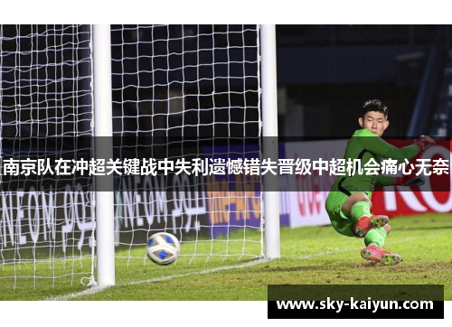 南京队在冲超关键战中失利遗憾错失晋级中超机会痛心无奈